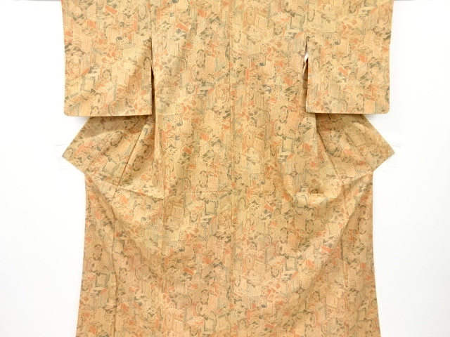 御所車模様着物